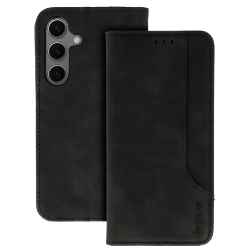 Wonder Prime grāmatveida maks Xiaomi Redmi 12 melns