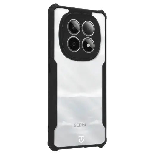 Tactical Quantum Stealth Cover for Xiaomi Redmi Note 15 5G Clear/Black