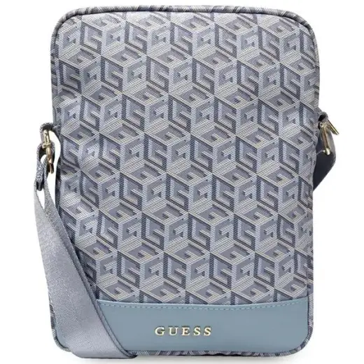 Guess Torba GUTB10HGCFSEB 10" niebieski|blue GCube Stripe Tablet Bag
