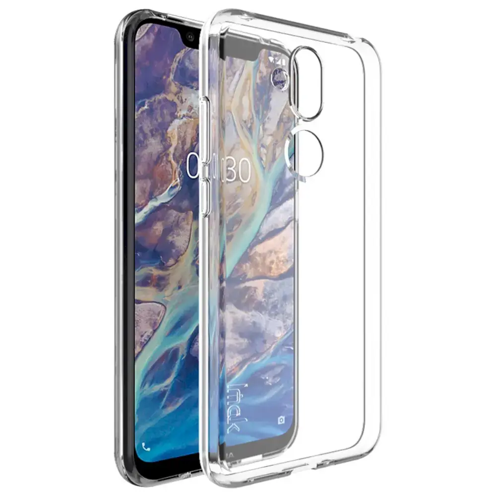 Fusion Ultra Back Case 0.5 mm Silikona Aizsargapvalks Priekš Nokia 8.1 | X7 Caurspīdīgs