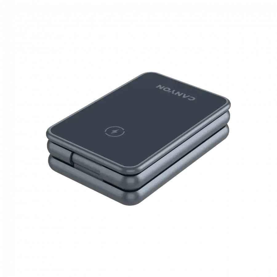 CANYON Foldable wireless charger OnCharge 309 15W 3in1 Metal
