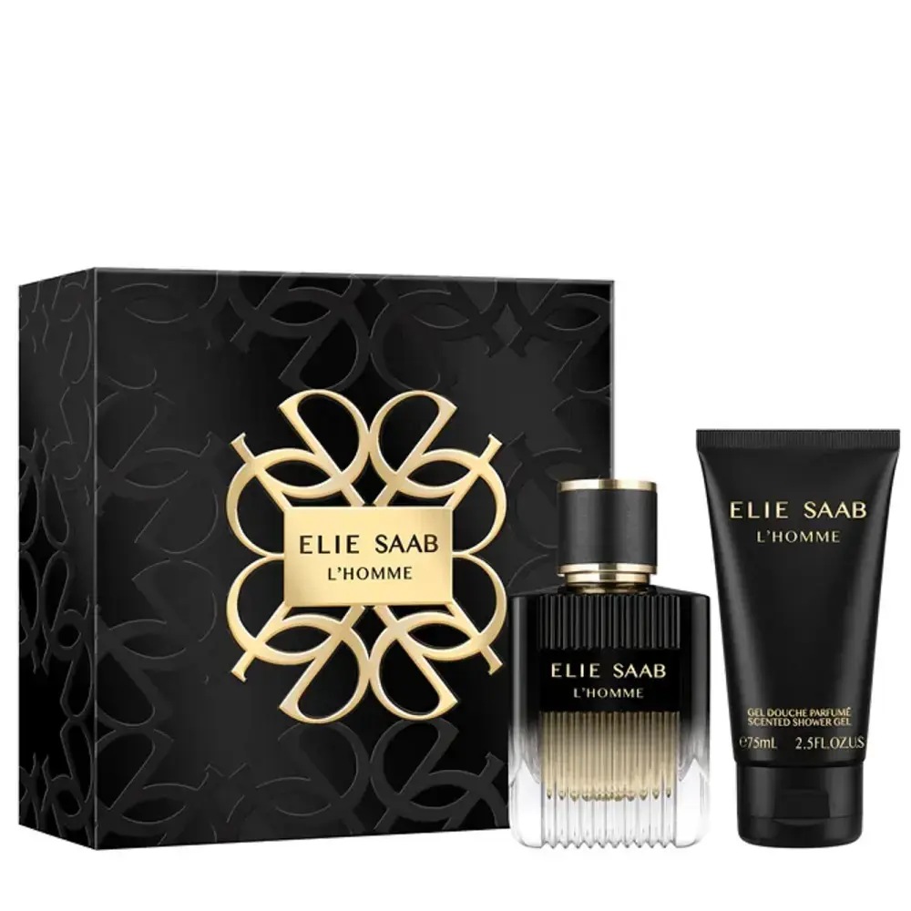 Set Elie Saab: L'Homme, Eau De Parfum, For Men, Refillable, 50 ml + L'Homme, Shower Gel, All Over The Body, 75 ml