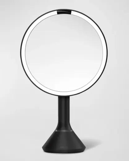 Simplehuman® 5X Touch-Control Sensor Mirror Black Steel