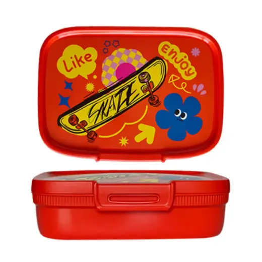 Food storage container rectangular 1.3L Snap Box red/fun-tilities