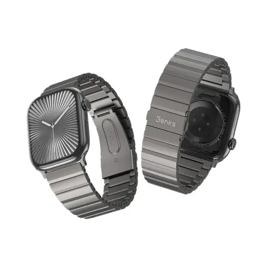 Benks Adjustable Titanium Watch Band for Apple Watch 42/44/45/49