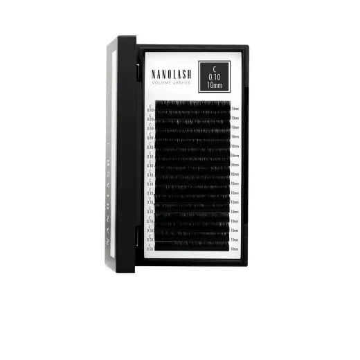 Nanolash Volume Lashes False Eyelashes 0.10 C 10mm 1 Pc