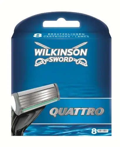 Wilkinson Sword Quattro Blades - 8 Pack