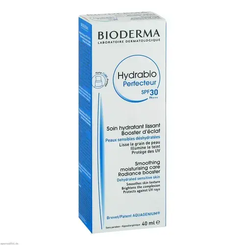 Bioderma Hydrabio Perfecteur Smoothing Moisturising Care Radiance Booster Spf30 40ml
