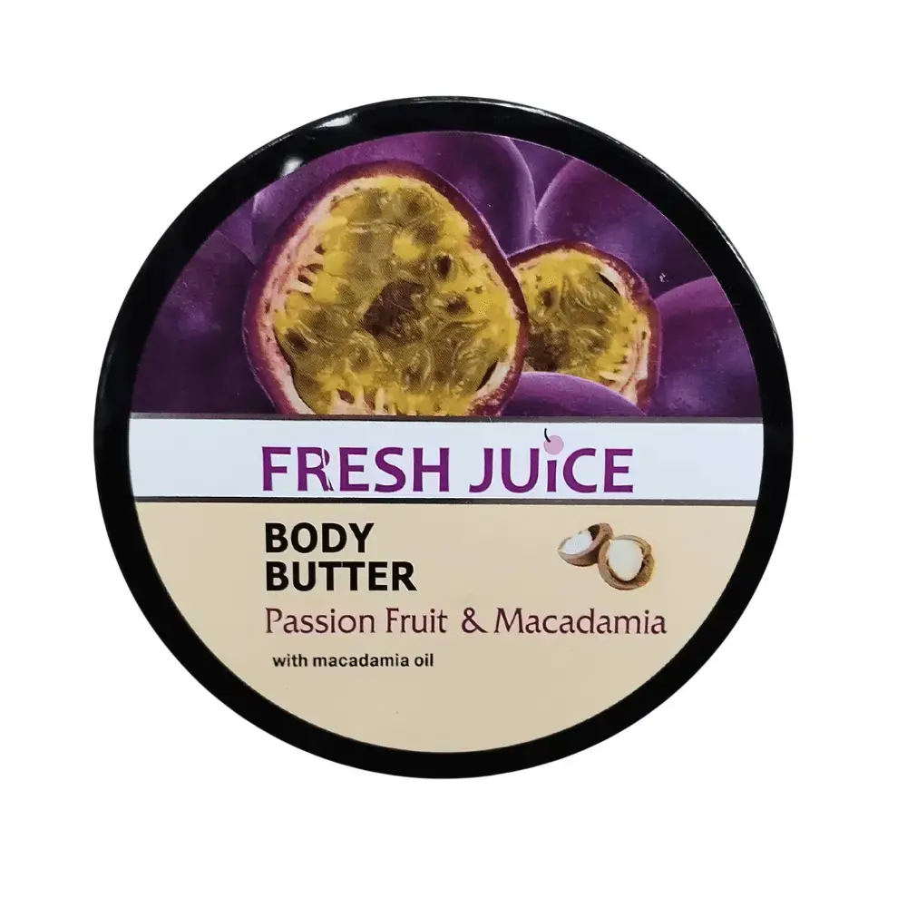 Fresh Juice , Passion Fruit AND Macadamia, Hydrating, Body Butter, Body, 225 ml