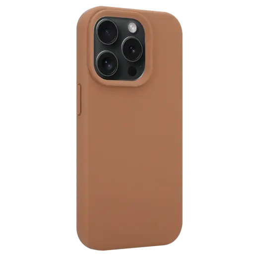 Tactical MagForce Velvet Smoothie чехол с поддержкой MagSafe для телефона iPhone 15 Pro бежевый