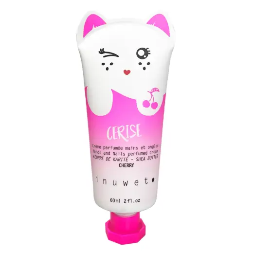 Inuwet, Cherry, Vegan, Hydrating & Nourishing, Hand Cream, Fruity, 60 ml