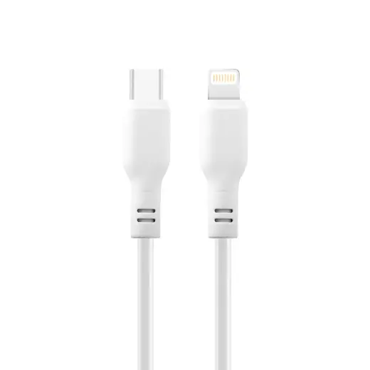 Maxlife MXUC-10 datu pārraides un uzlādes vads | USB-C uz Lightning | 27W | 1m | balts