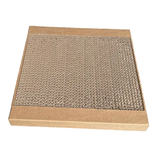 KOTOMODA ScratchPanel 36 × 36 cm — cardboard scratching panel for cats