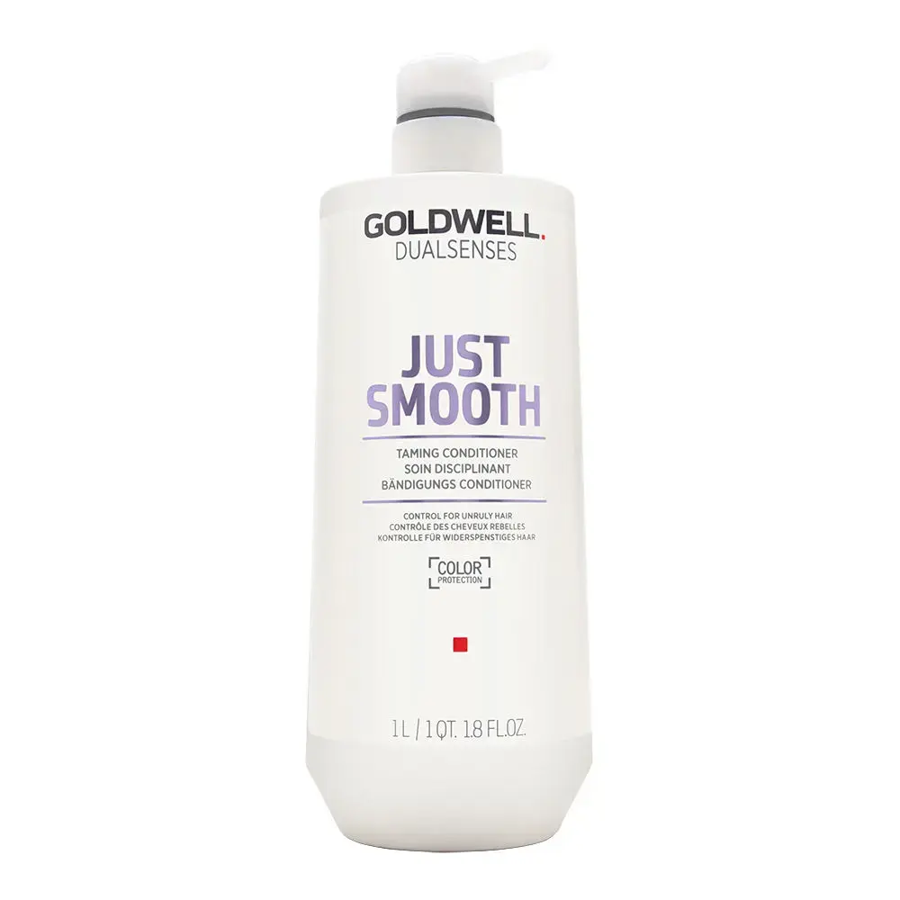 Goldwell Dual Senses Just Smooth Taming Conditioner 1000Ml in Clear