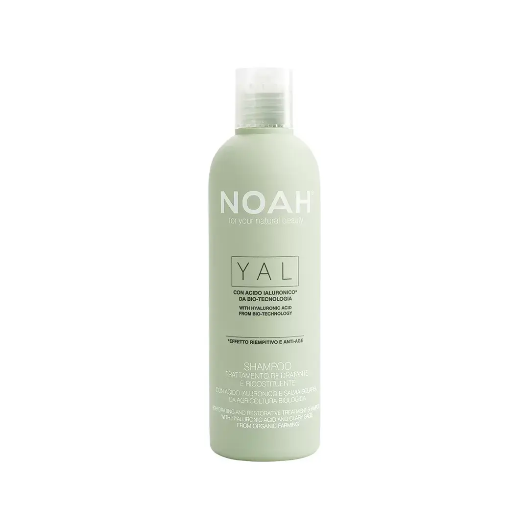 Noah, Yal, Hair Treatment Shampoo, Hydrating & Regenerating, Dry & Damaged Hair, 250 ml