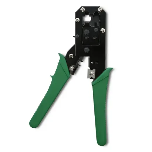 Qoltec Modular crimping tool for cutting and crimping Ethernet cables 8P 6P 4P