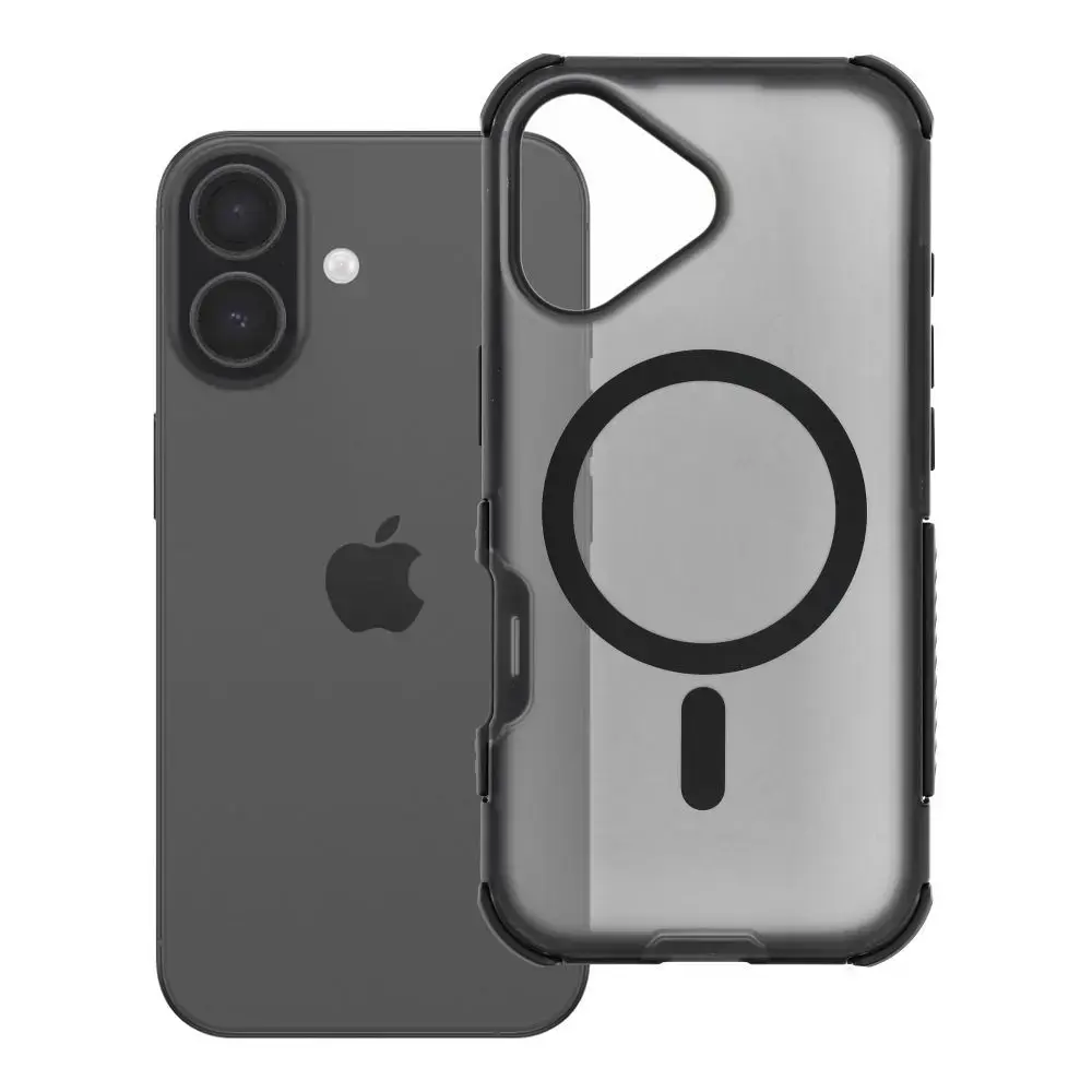 Case for iPhone 17 Forcell F-Protect BumperX Premium compatible with MagSafe black