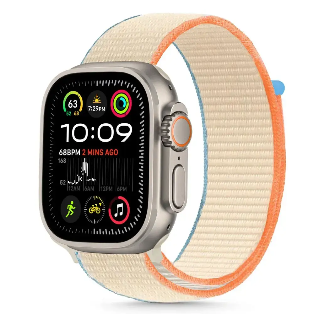 TECH-PROTECT NYLON APPLE WATCH 6 | 7 | 8 | 9 | 10 | SE (40 | 41 | 42 ММ) КРЕМ