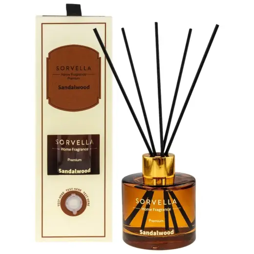 Sorvella, Sandal Wood, Reed diffuser, Aroma Reed Diffuser, 120 ml