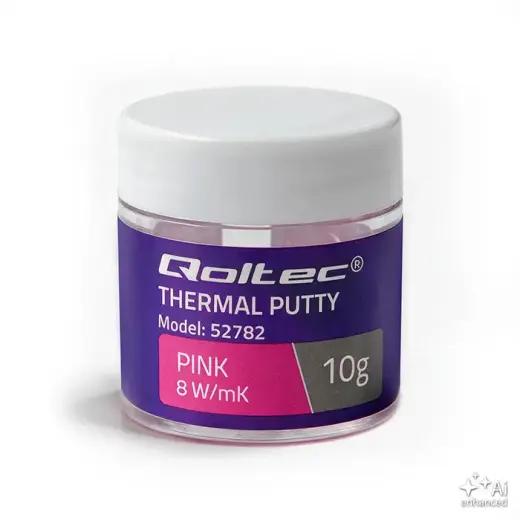 Qoltec High Conductivity Thermal Putty |  8 W/m-K | 10g  | Pink