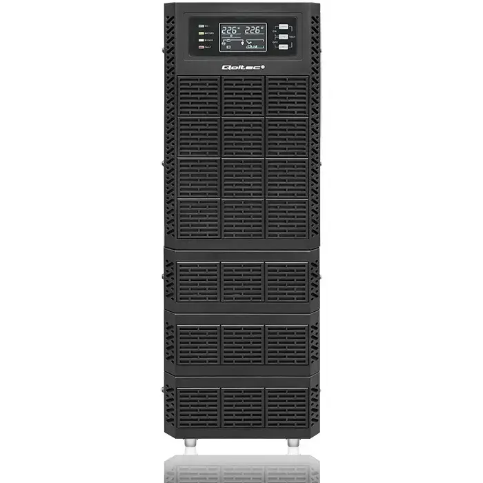 Qoltec Uninterruptible Power Supply UPS | 6kVA | 6000W | Power factor 1.0 | LCD | EPO | USB | On-line