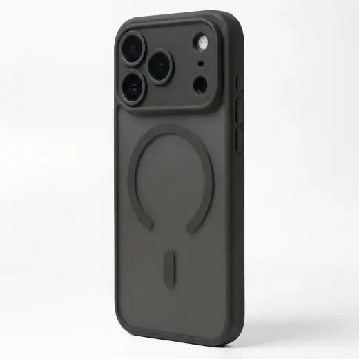 Mag Matt telefono dėklas su MagSafe palaikymu iPhone 17 Air juodas
