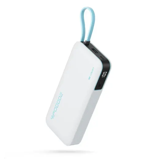 Cuktech CUKP200NGLLG ārējais akumulators (powerbank) | 20 000 mAh | 55W | USB-C | balts