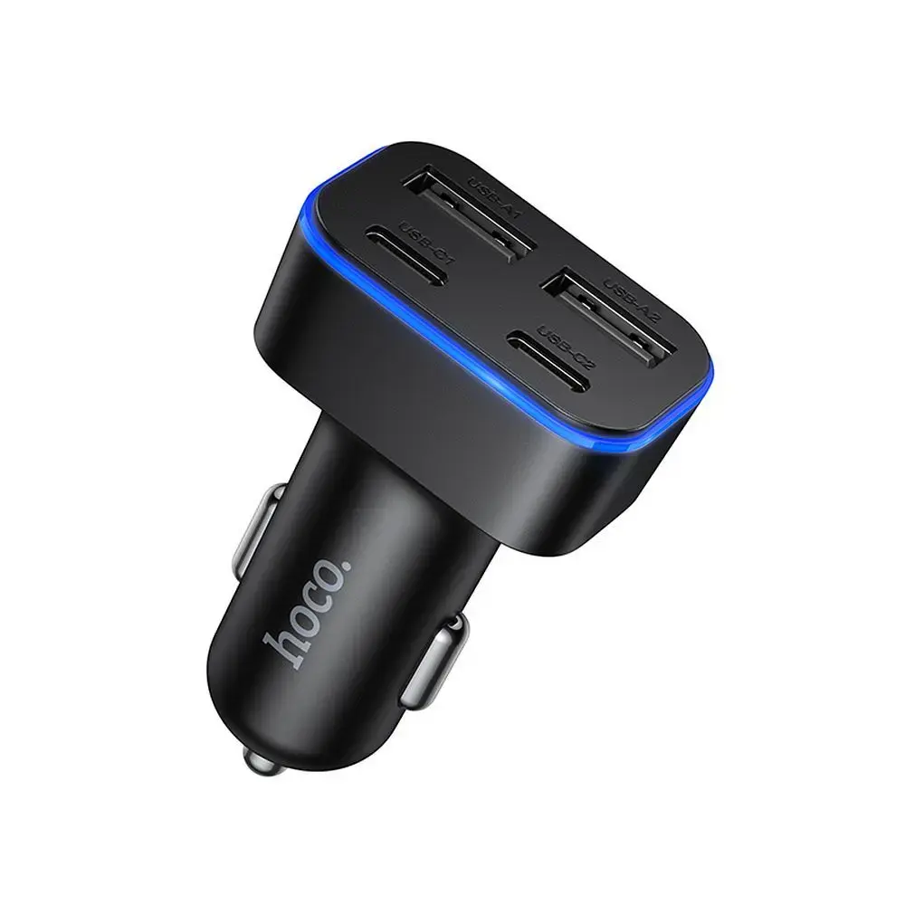 HOCO Z63 autolaadija | 42W | PD, QC | USB-C, USB-A | must
