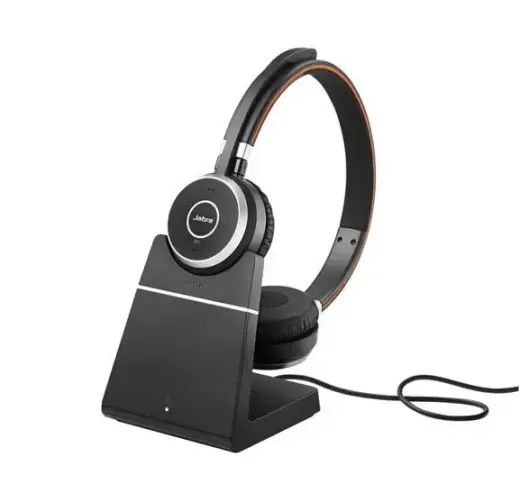 Headphones Evolve 65 TE Link 390a UC Stereo Stand