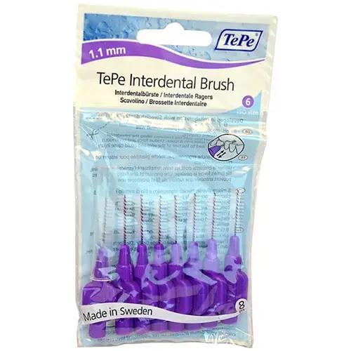 TePe Purple Interdental Brushes 8 Pack