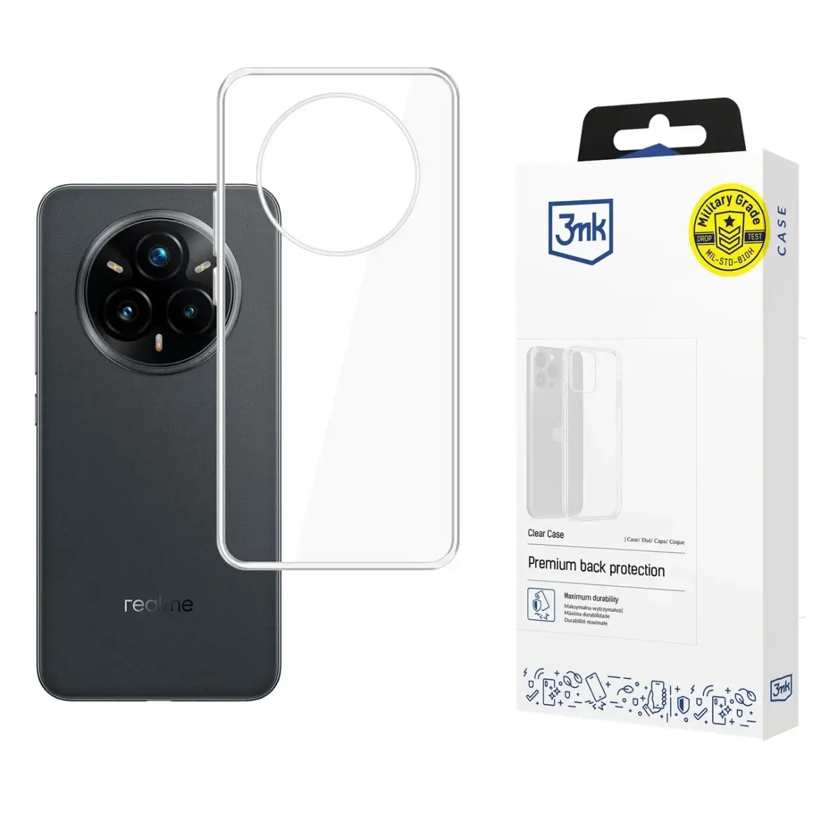 3MK Clear Case for Realme 14 Pro+