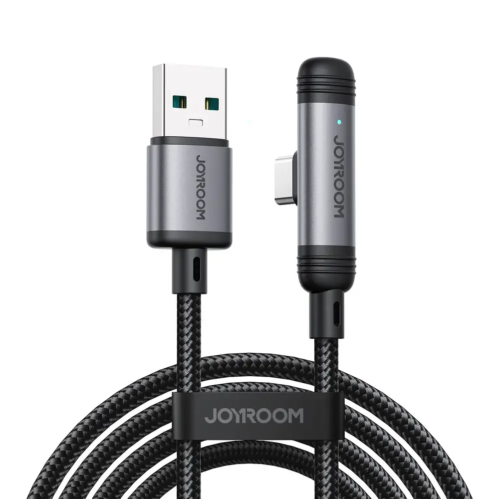 Joyroom S-A56 EnjoyX Series datu pārraides un uzlādes vads | USB-A uz USB-C | 15W | 1.2m | melns
