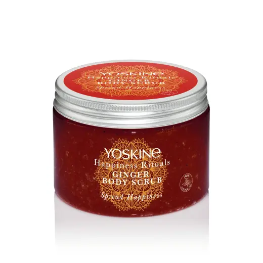 Yoskine, Happiness Rituals, Ginger, Peeling, Body Scrub, 300 ml