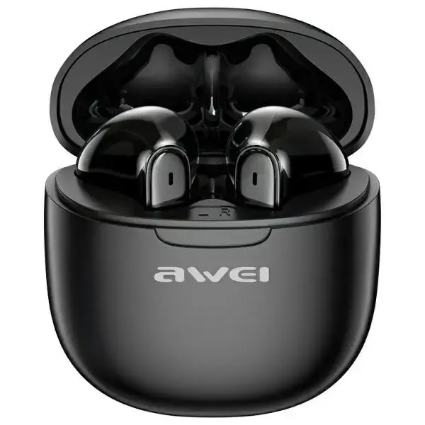 Bluetooth earphones 5.3 T68 TWS ENC black