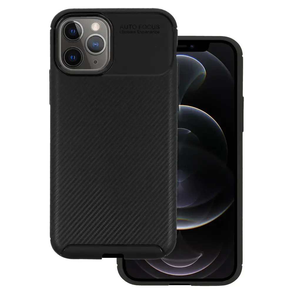 Vennus Carbon Elite maciņš telefonam iPhone 11 Pro melns