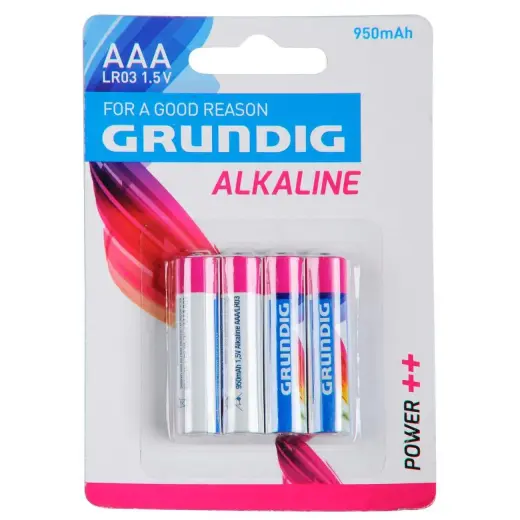 Battery Grundig Alkaline AAA 4gb