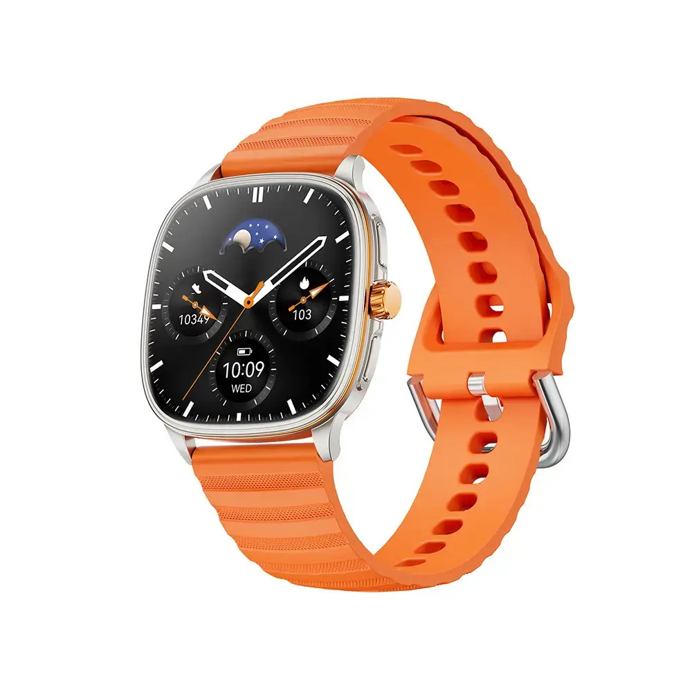 Blavec Smartwatch U-01 Mohito HD AMOLED Voice Call (SWU01-B) czarny + 1 pasek