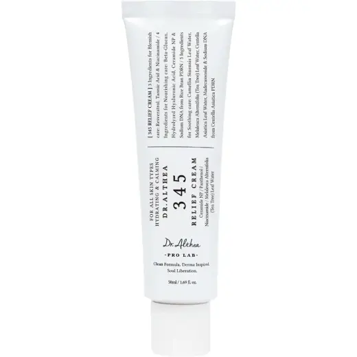 Dr.Althea, 345 Relief, Hydrating, Cream, For Face, 50 ml