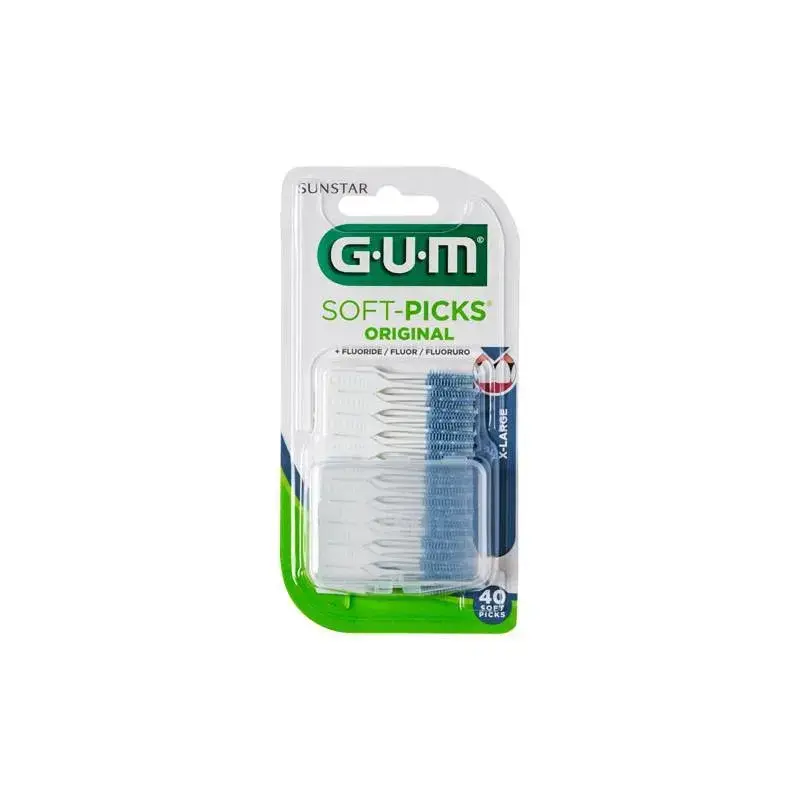 G.U.M Gum Soft-Picks Rubber Filaments X-Large 40 Units