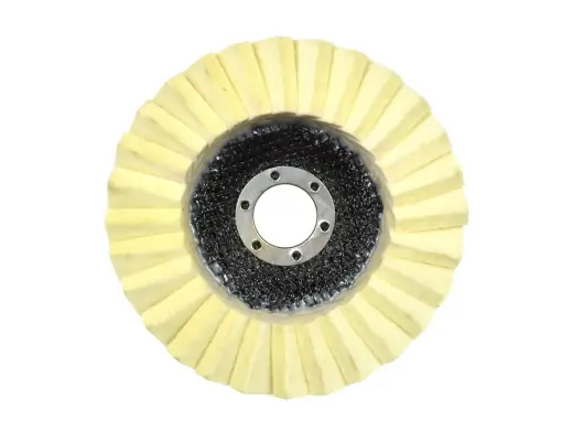 Valge villane lamellketas 125mm