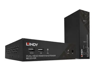 LINDY - transmitter and receiver - video|audio|infrared|serial extender - HDBaseT 2.0