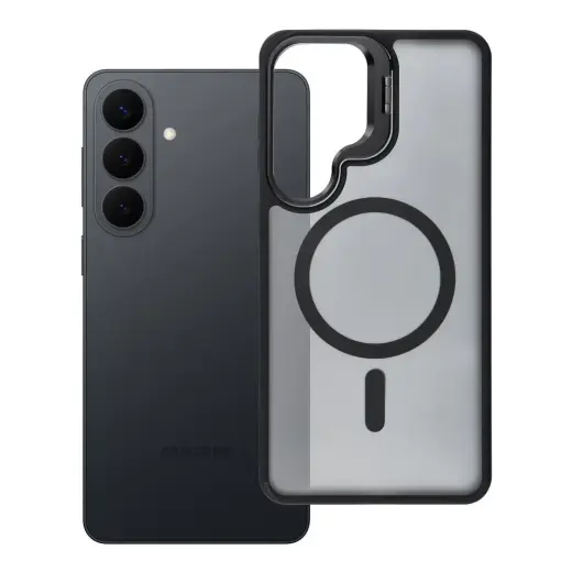 Forcell F-Protect Shadow Stand Premium phone case with stand and MagSafe support for Samsung Galaxy S26+ (S947) black