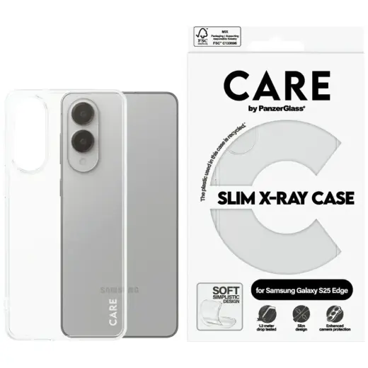 PanzerGlass чехол для телефона для Samsung Galaxy S25 Edge прозрачный