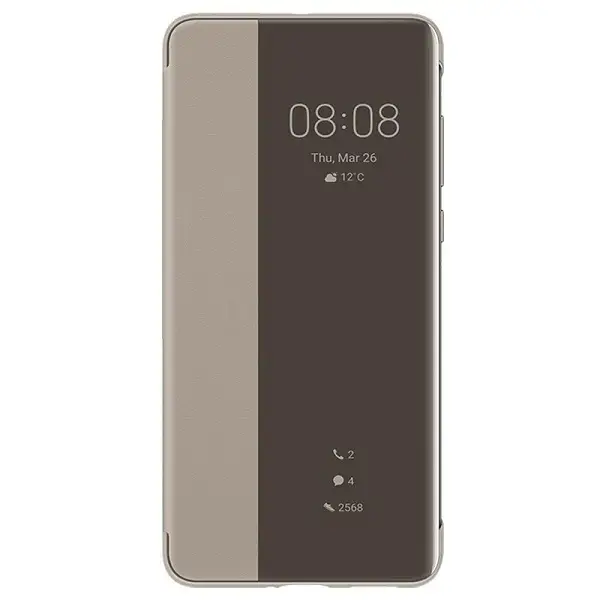 Huawei Original S-View Case for Huawei P40 Khaki
