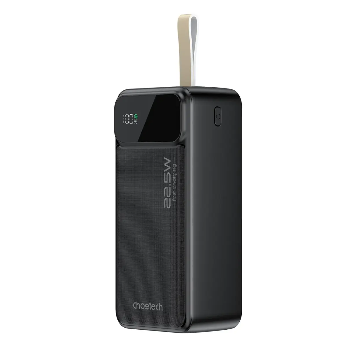 Choetech PD22.5W Dual USB-A+USB-C Внешний аккумулятор (powerbank) 40000mAh Черный