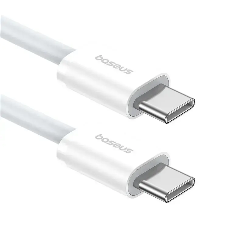 Baseus Superior Series datu pārraides un uzlādes vads | USB-C uz USB-C | 30W | 1m | balts