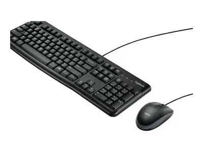 Logitech keyboard mouse-set MK120 - AZERTY - black