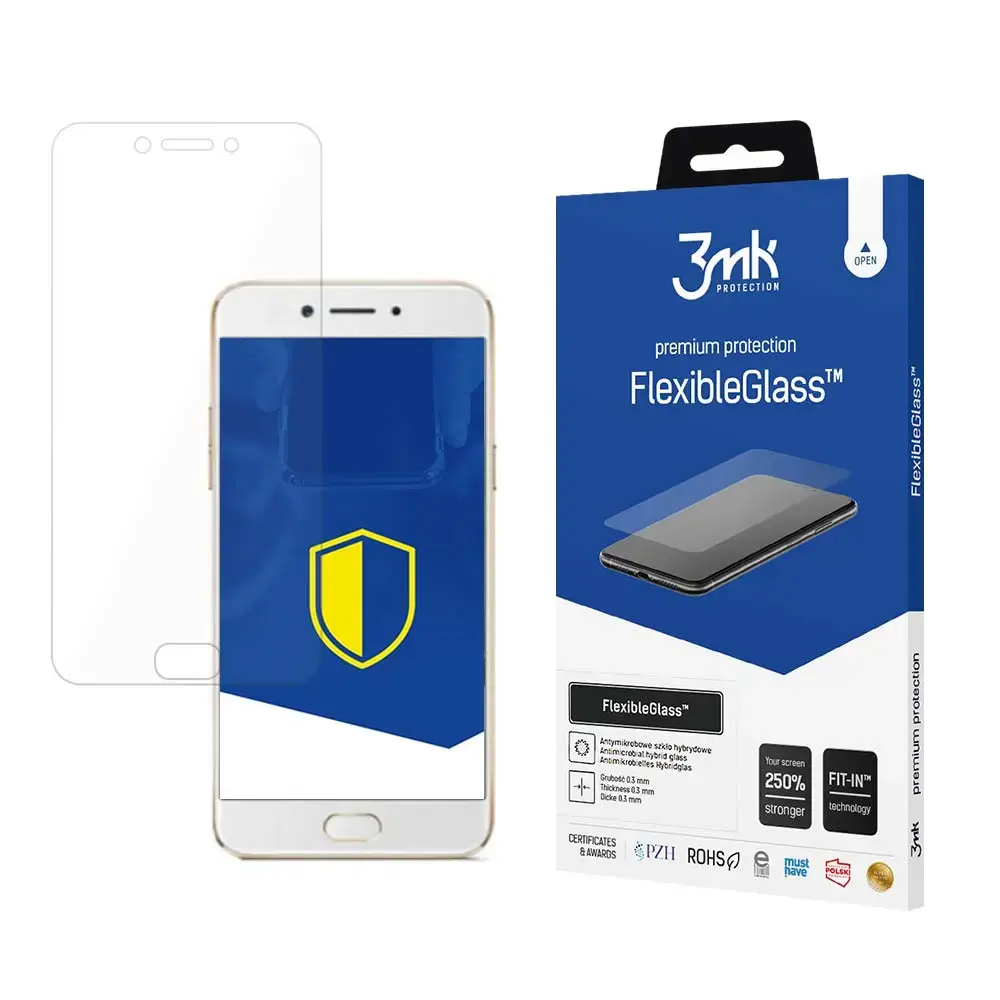 Oppo A77 - 3mk FlexibleGlass™ ekrāna aizsargvāciņš