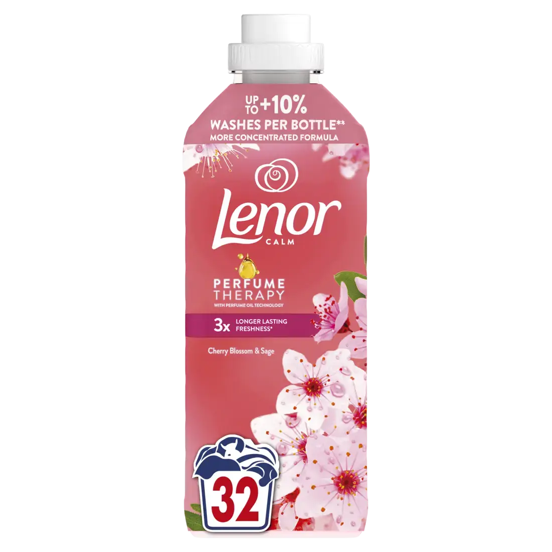 Veļas mīkstinātājs LENOR Cherry Blossom & Sage, 32 mazgāšanas reizēm, 675ml