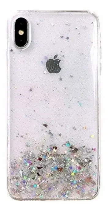 Fusion Glue Glitter Back Case Silikona Aizsargapvalks Priekš Apple iPhone 12 Mini Caurspīdīgs